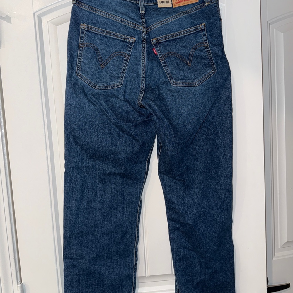 Levi's Women's Dark Blue Ankle Jeans - Picture 4 of 4